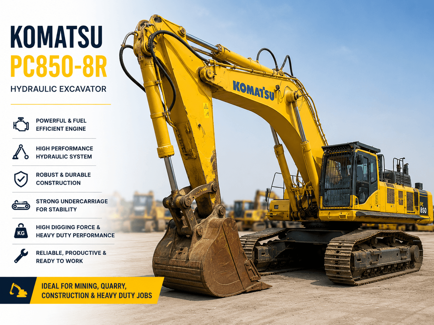 KOMATSU PC850-8R