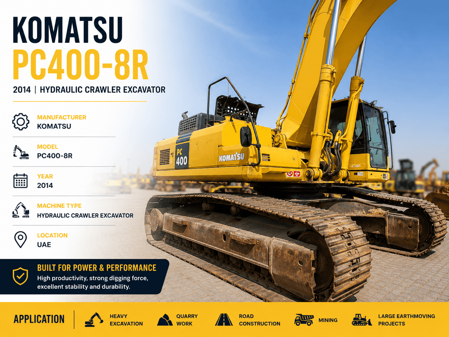 KOMATSU PC400